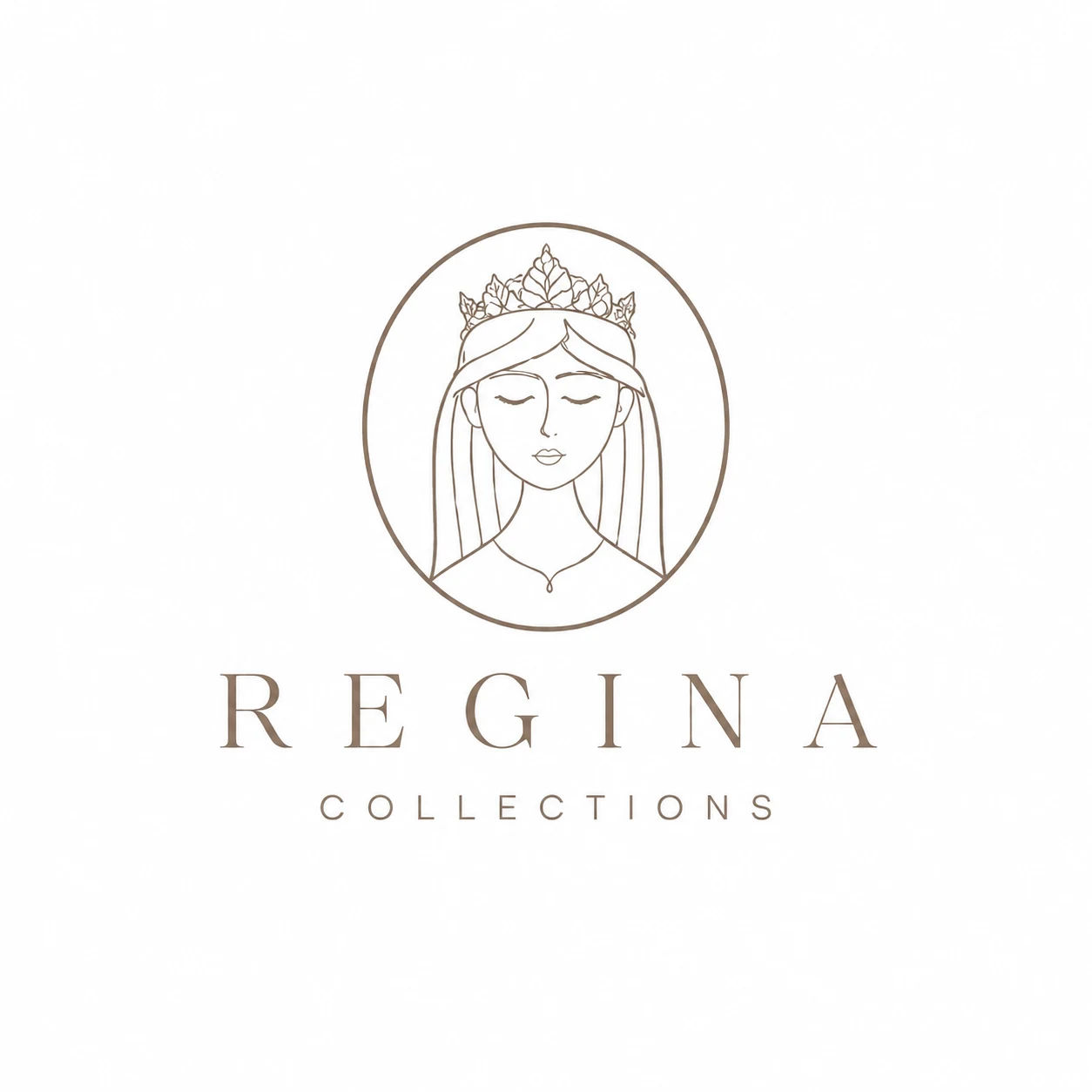 Regina Collections — crowned woman emblem