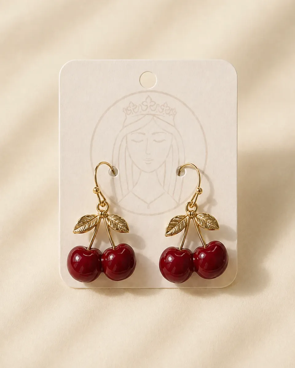 Cherry Pick Charm Earrings