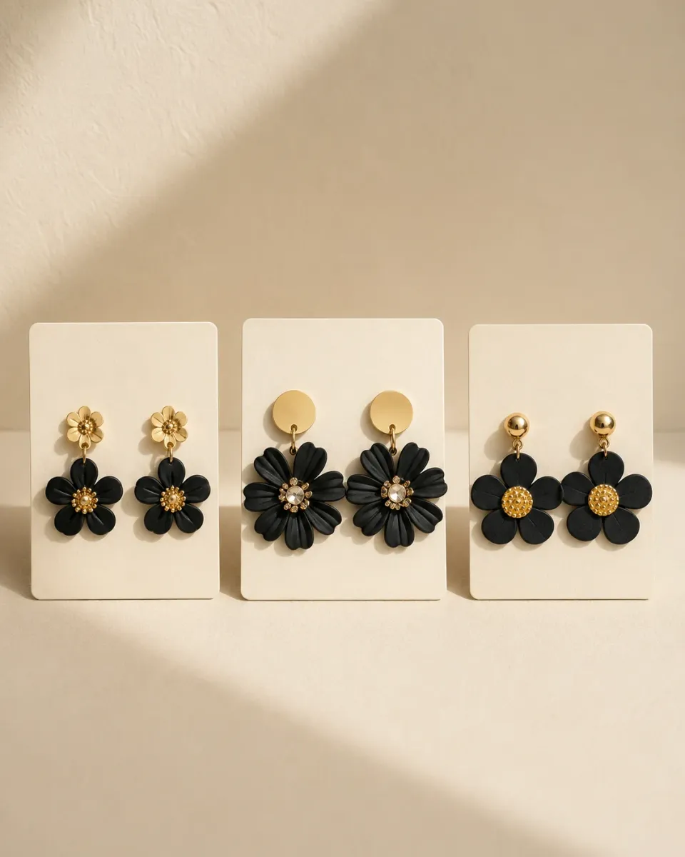 Midnight Bloom Earrings