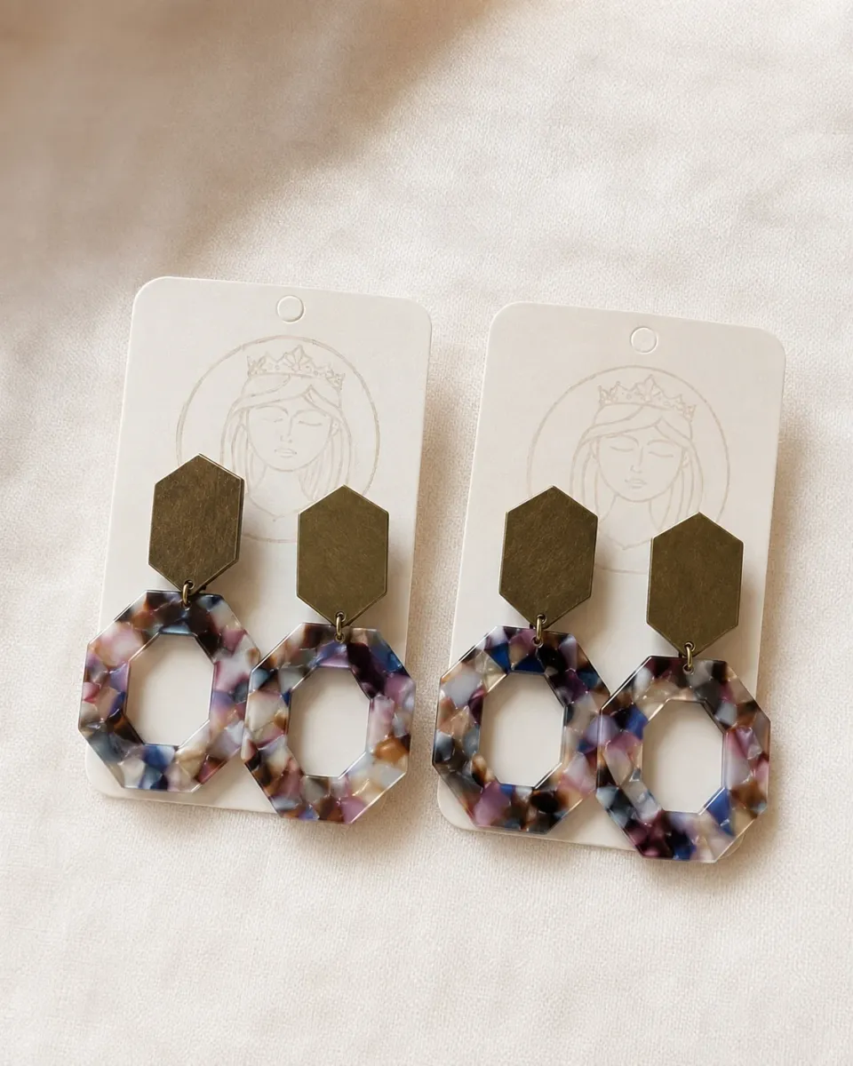 Mosaic Hexagon Drops
