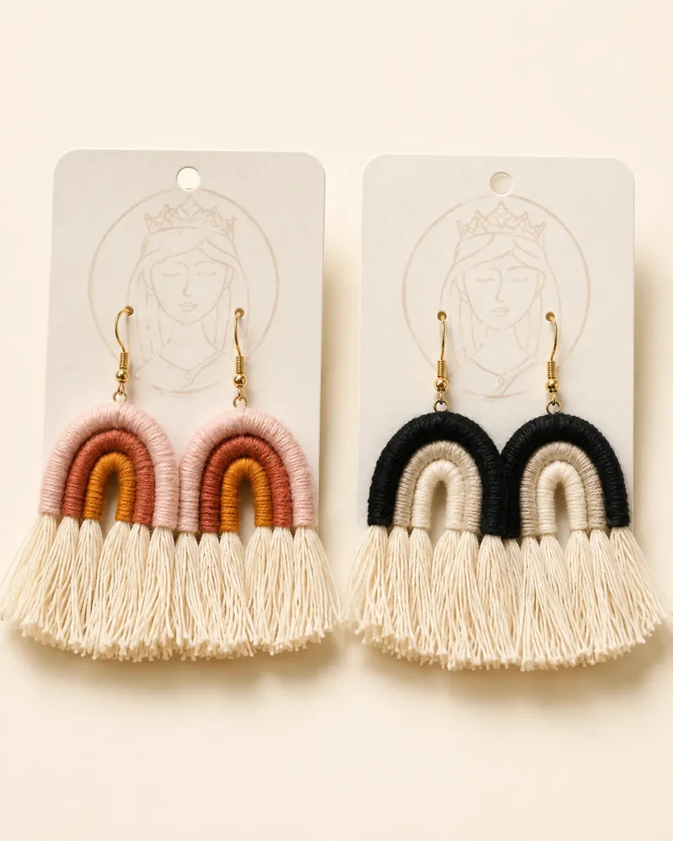 Rainbow Fringe Drops